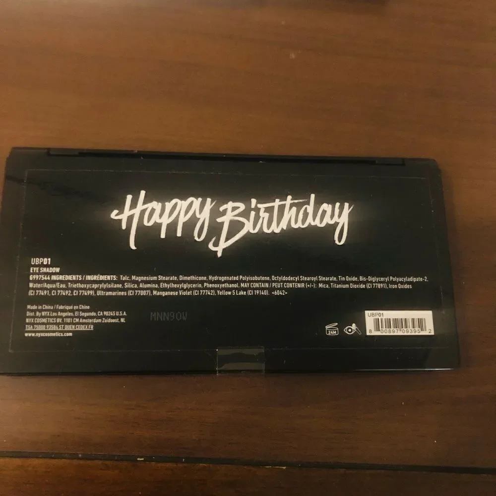 Eye Palette NYX Happy Birthday version never opened adding Ipsy bag